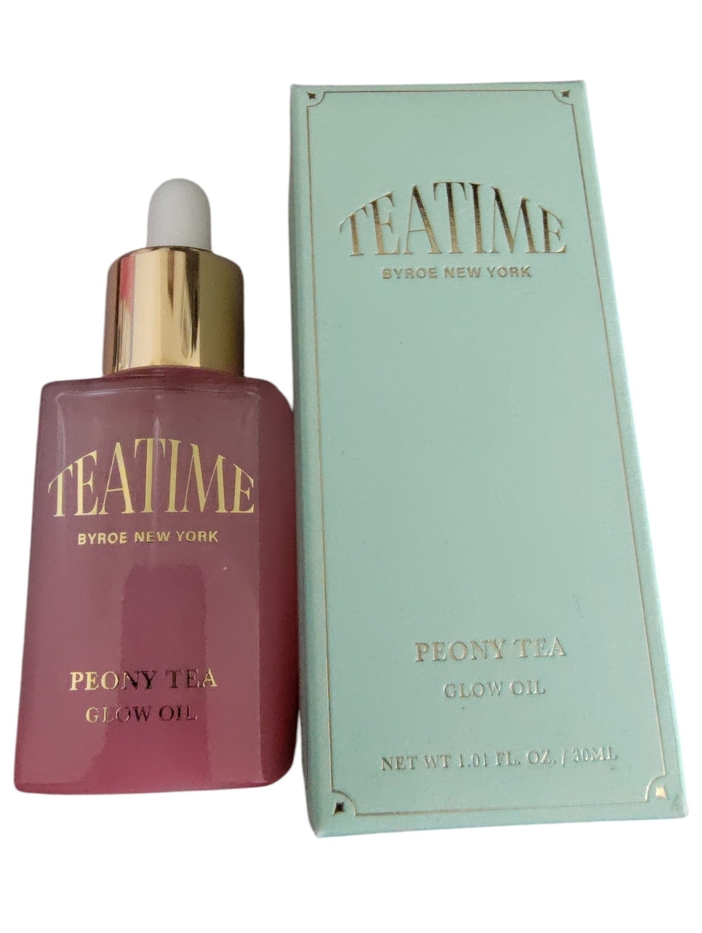 BYROE Teatime Peony Glow Oil 30ml | 2-in-1 Face Oil + Primer | NIB $50